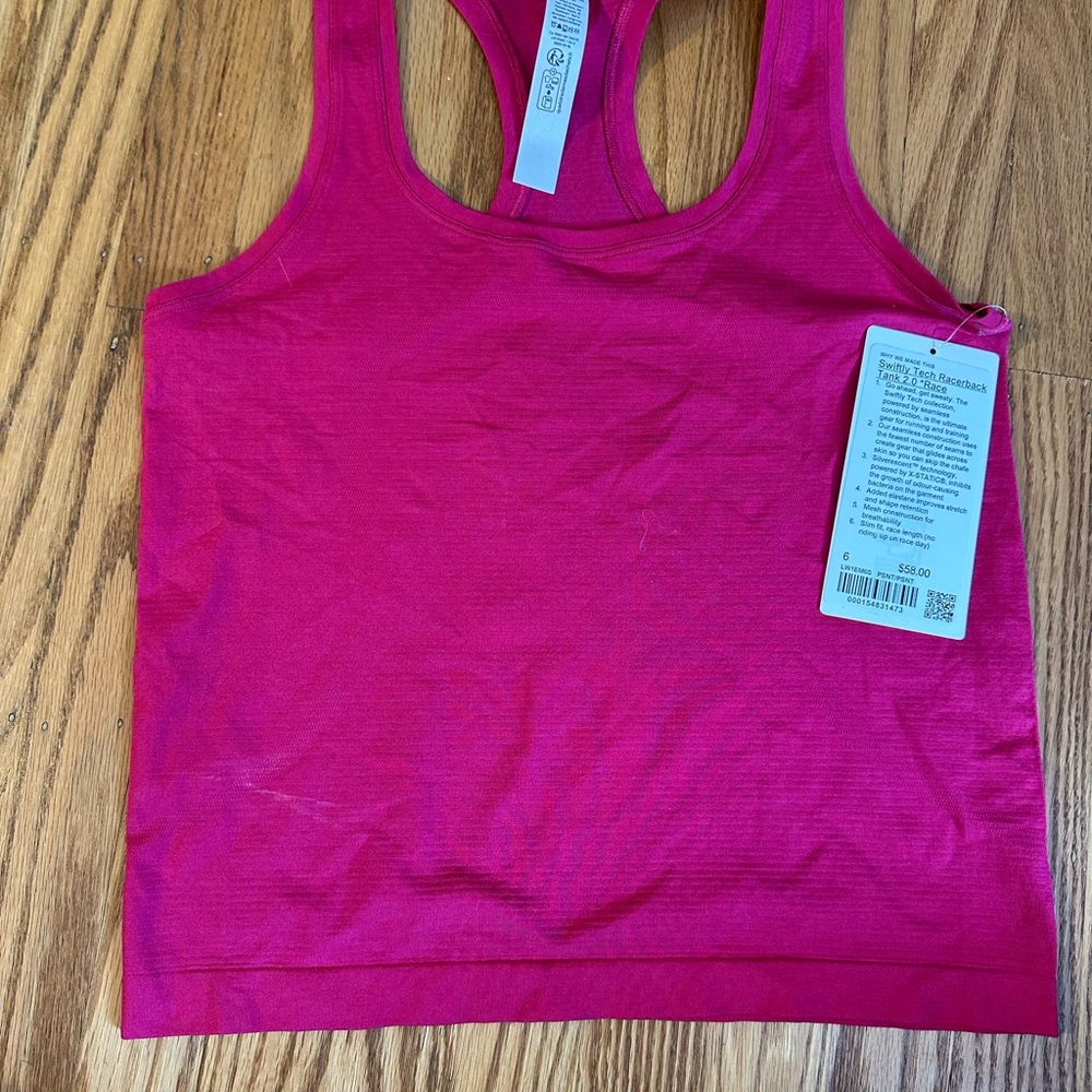 Lululemon swiftly racerback tank
